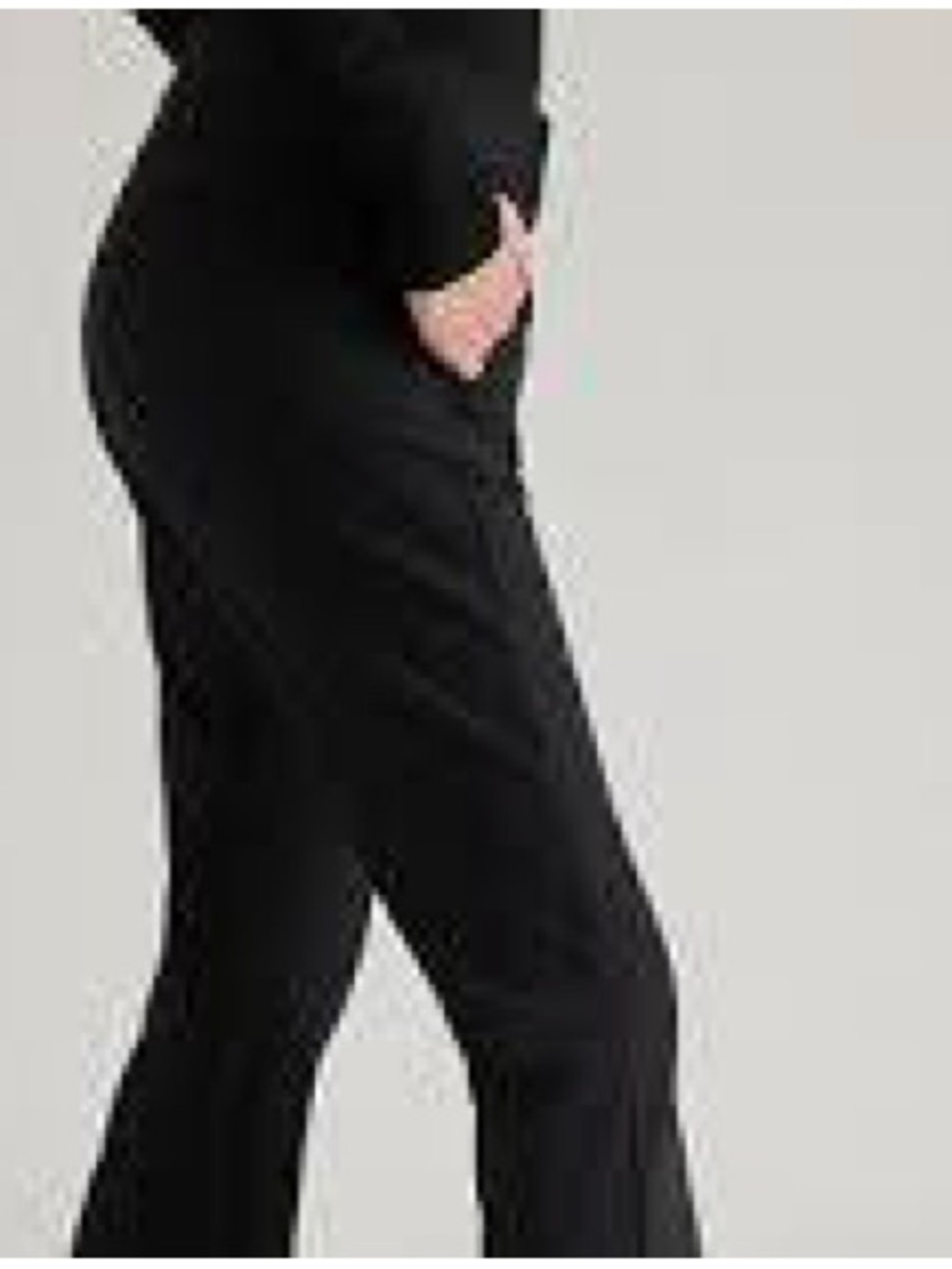 Athleta Black Steller Flare Trousers